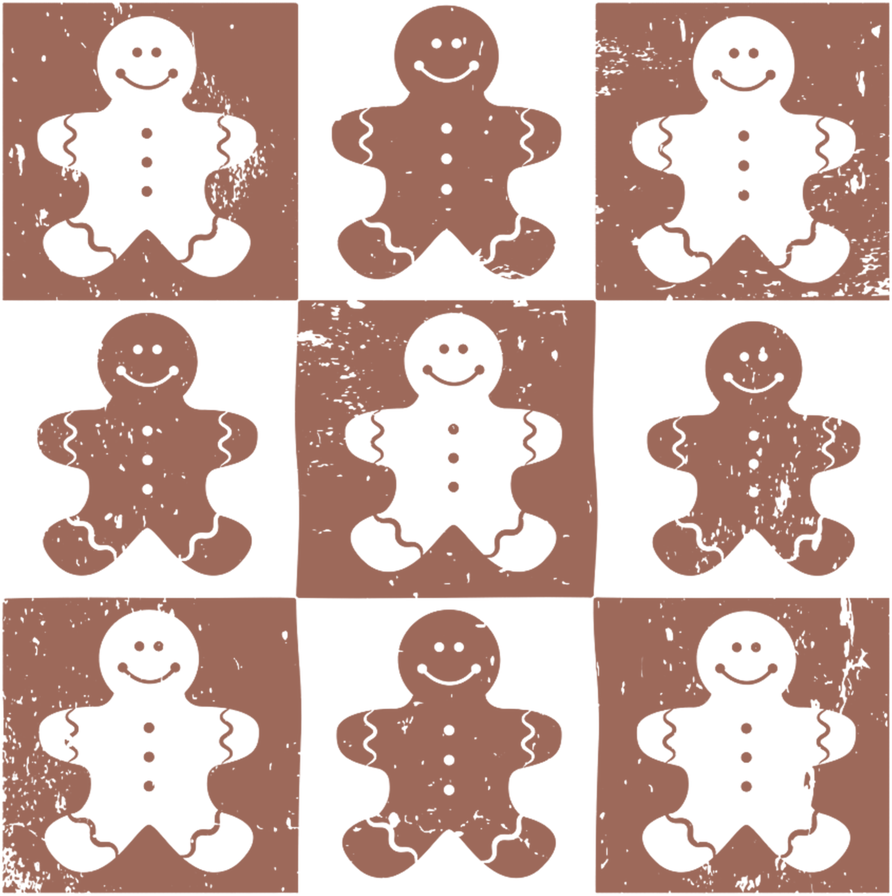 Gingerbread - Christmas Ready to Press DTF Transfer