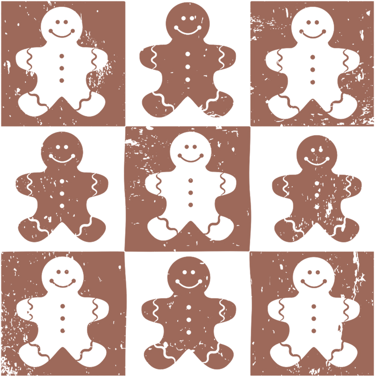 Gingerbread - Christmas Ready to Press DTF Transfer