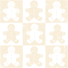 Gingerbread - Christmas Ready to Press DTF Transfer