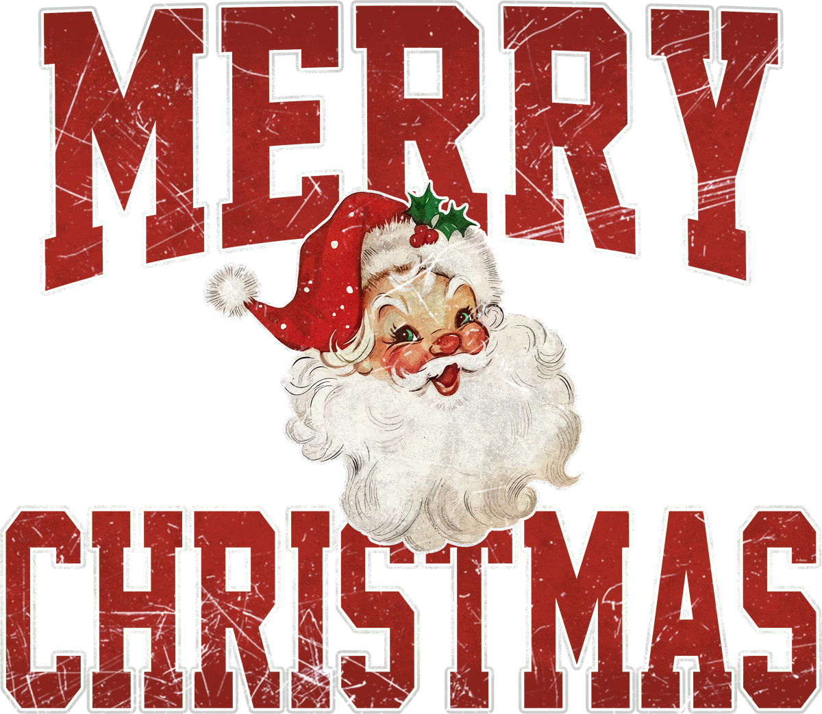 Merry Christmas Santa - Christmas Ready to Press DTF Transfer