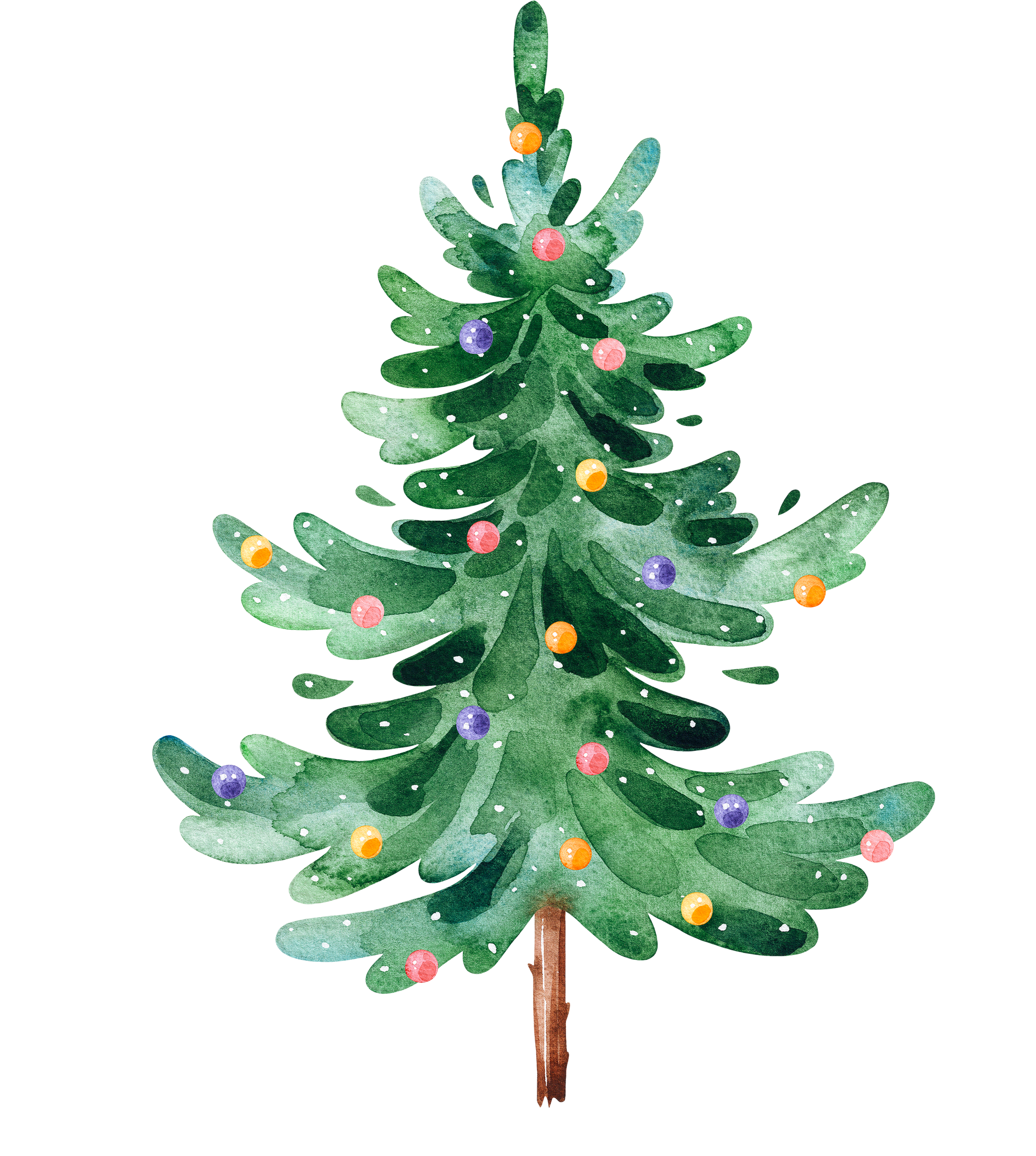 Merry And Bright Tree - Christmas Ready to Press DTF Transfer