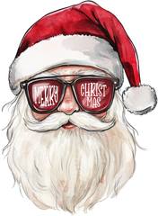 Merry Christmas Santa - Christmas Ready to Press DTF Transfer