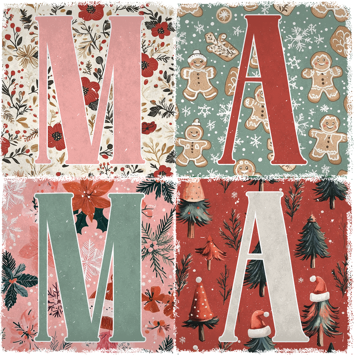 Christmas Mama - Christmas Ready to Press DTF Transfer