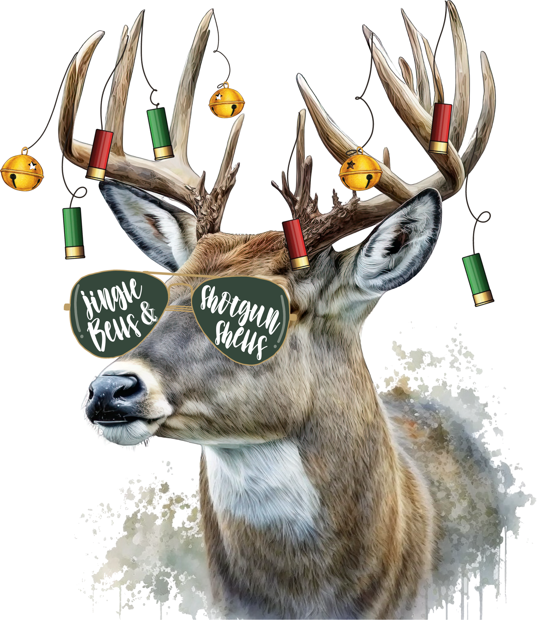 Jingle Beus & Shotgun Sheus - Christmas Ready to Press DTF Transfer