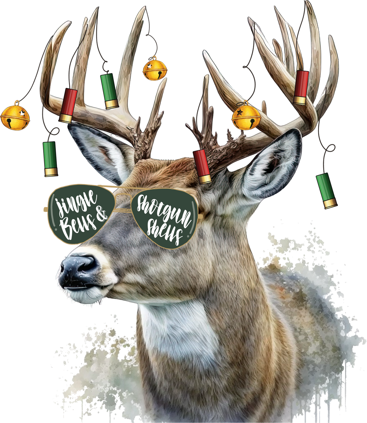 Jingle Beus & Shotgun Sheus - Christmas Ready to Press DTF Transfer