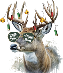 Jingle Beus & Shotgun Sheus - Christmas Ready to Press DTF Transfer