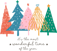 It's The Most Wonderful Time Of The Year - Christmas Ready to Press DTF Transfer