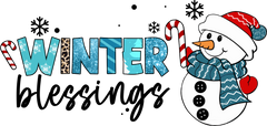 Winter Blessing- Christmas Ready to Press DTF Transfer