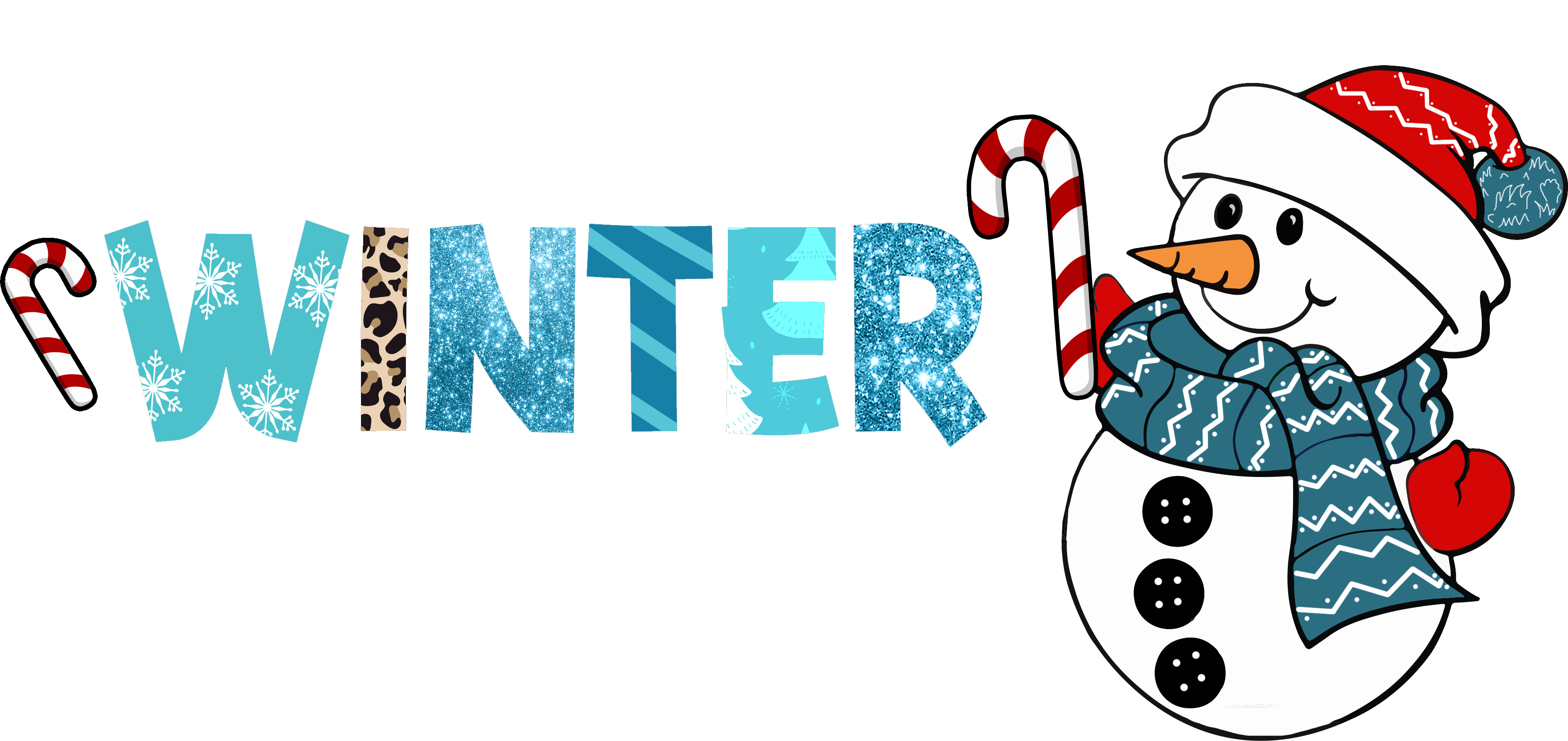 Winter Blessing- Christmas Ready to Press DTF Transfer