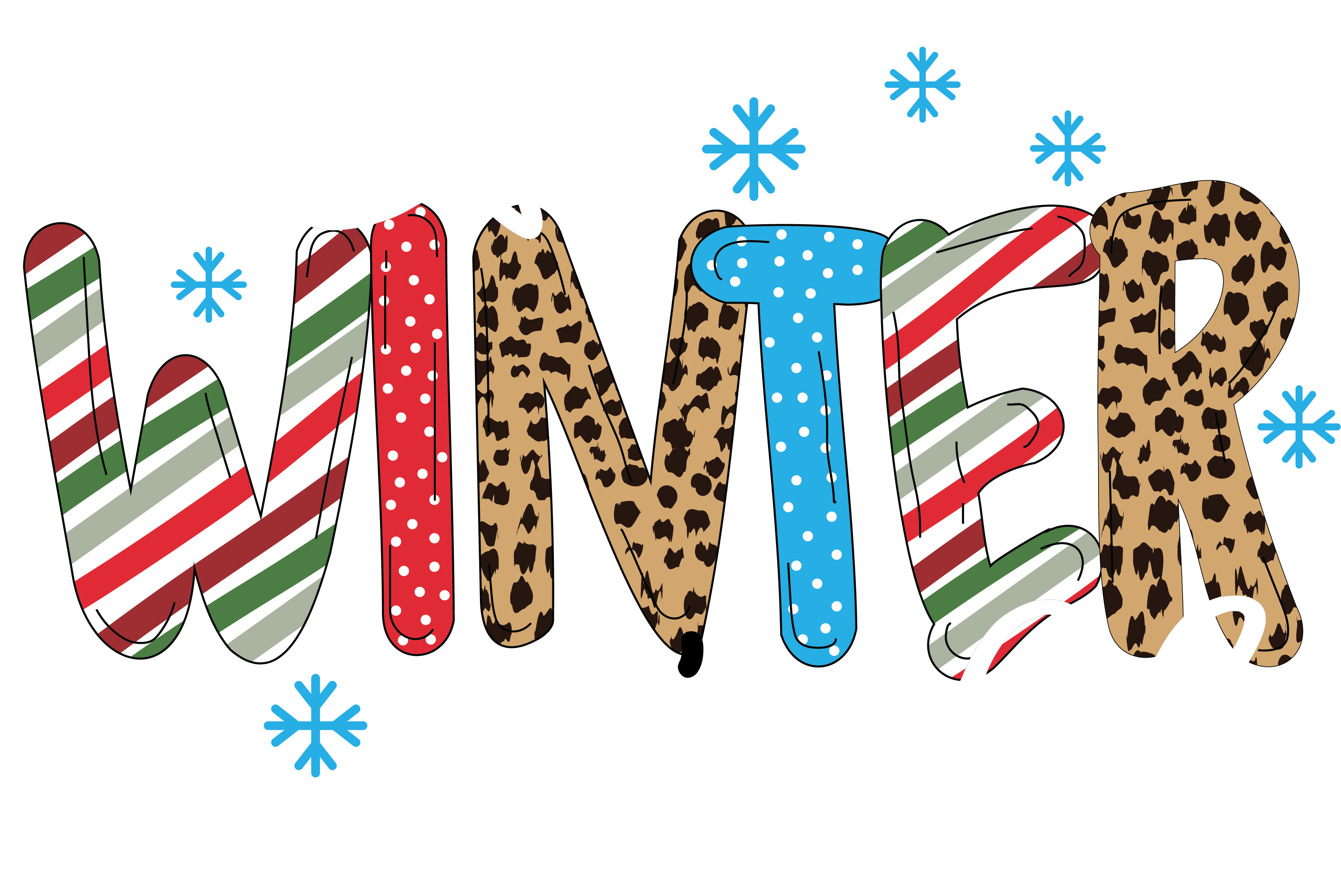 It's Winter Yall- Christmas Ready to Press DTF Transfer