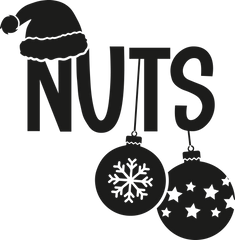 Christmas Nuts - Christmas Ready to Press DTF Transfer