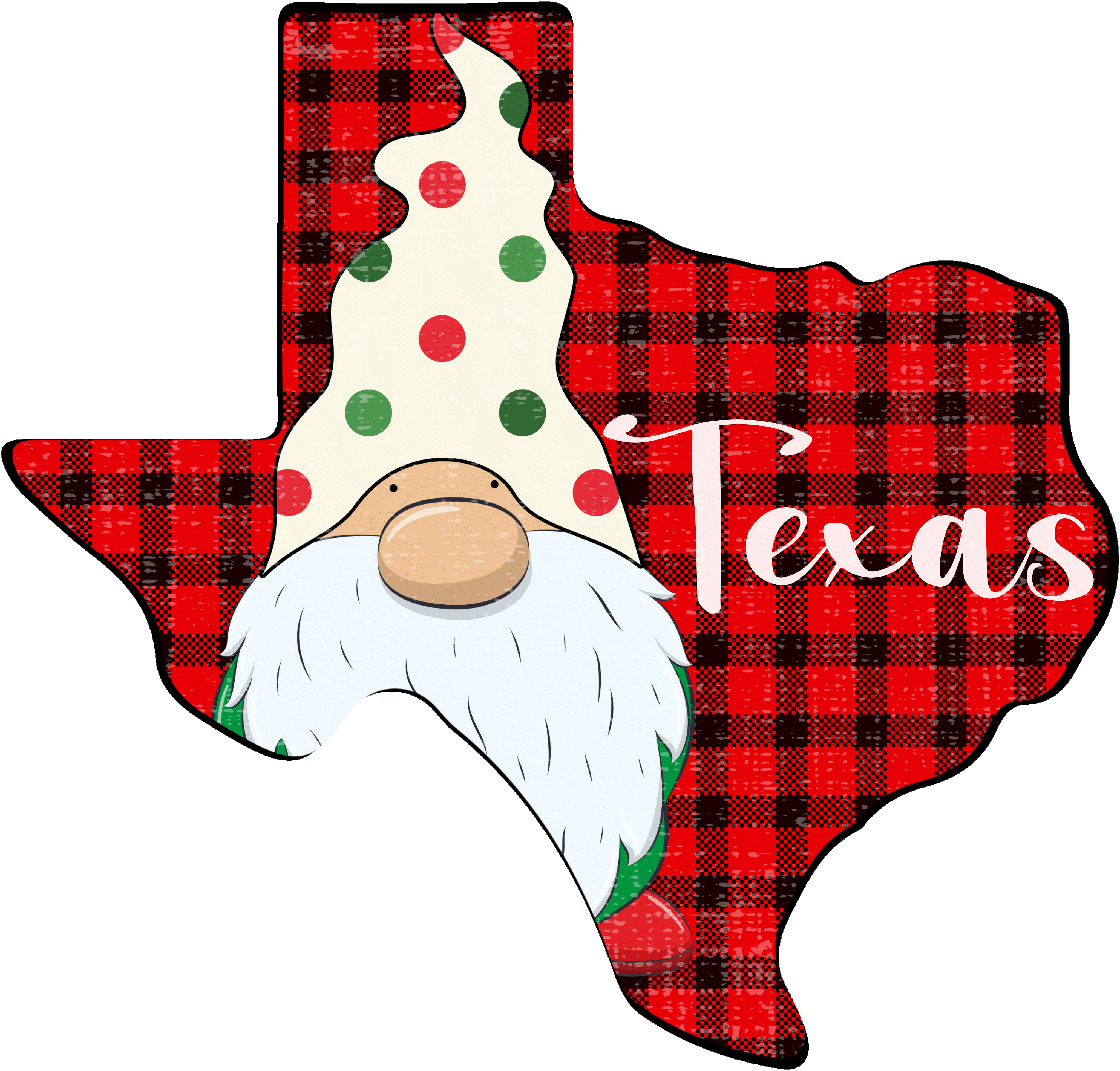 Christmas Texas Gnomes- Christmas Ready to Press DTF Transfer