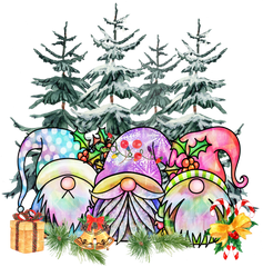 Winter Gnomes - Christmas Ready to Press DTF Transfer