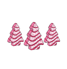 Pink Farm Fresh Christmas Tree - Christmas Ready to Press DTF Transfer