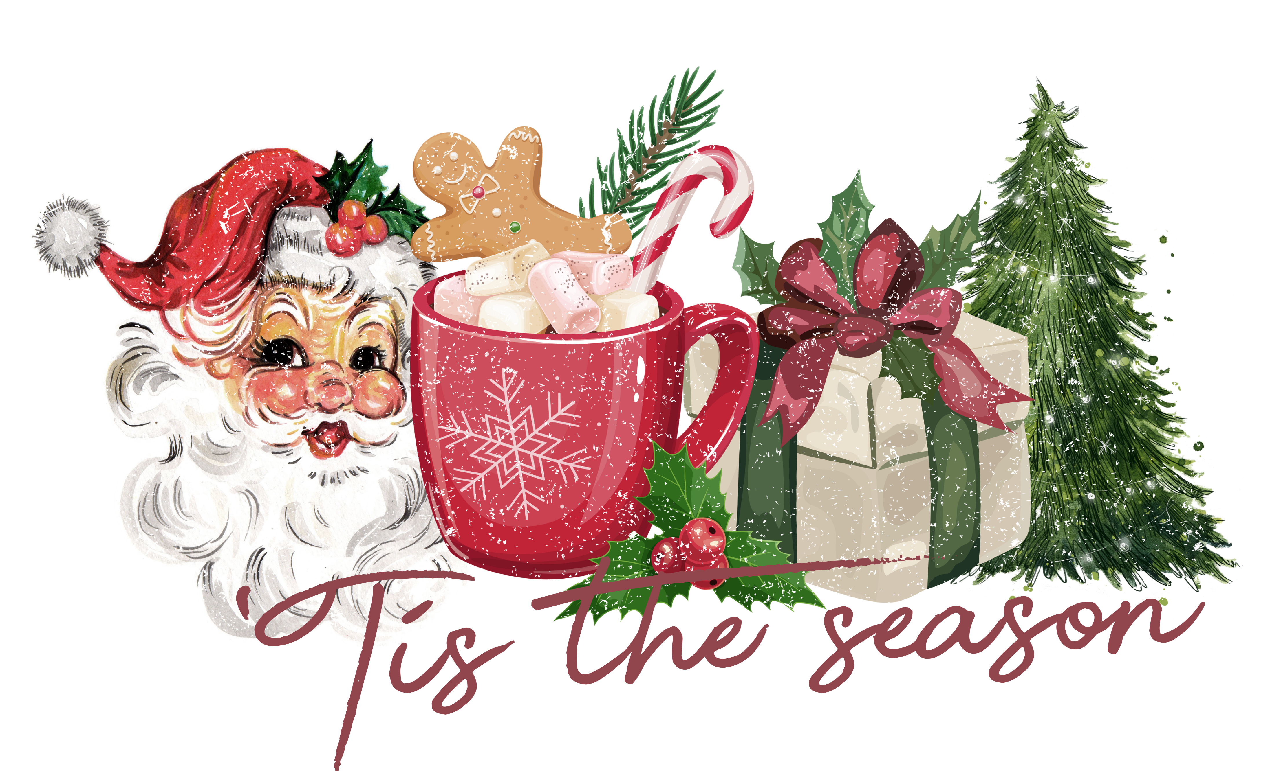 Tis The Season - Christmas Ready to Press DTF Transfer