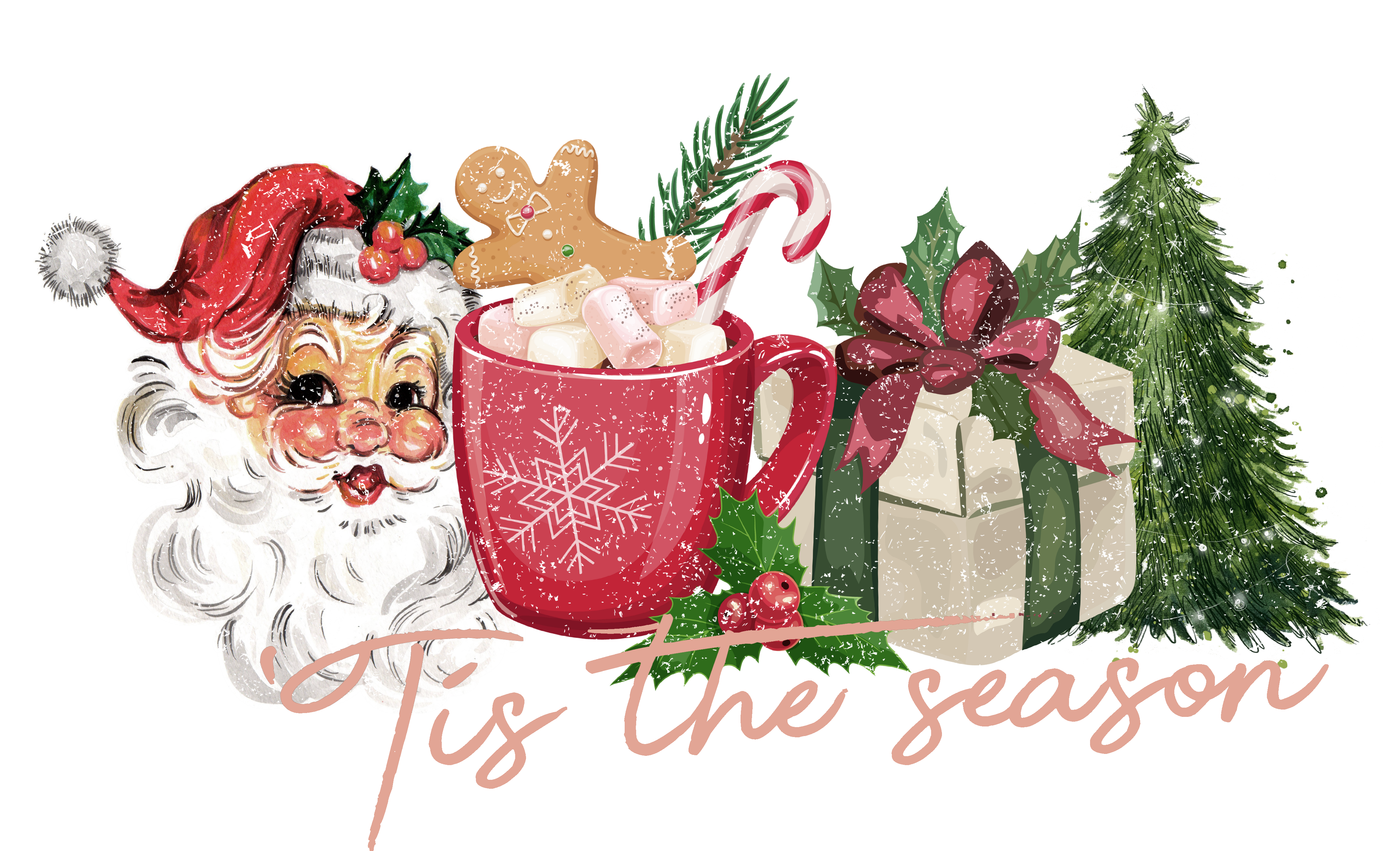 Tis The Season - Christmas Ready to Press DTF Transfer