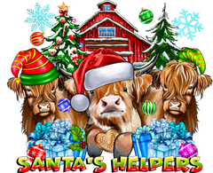 Santa's Helpers - Christmas Ready to Press DTF Transfer