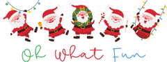 Oh What Fun Santa - Christmas Ready to Press DTF Transfer