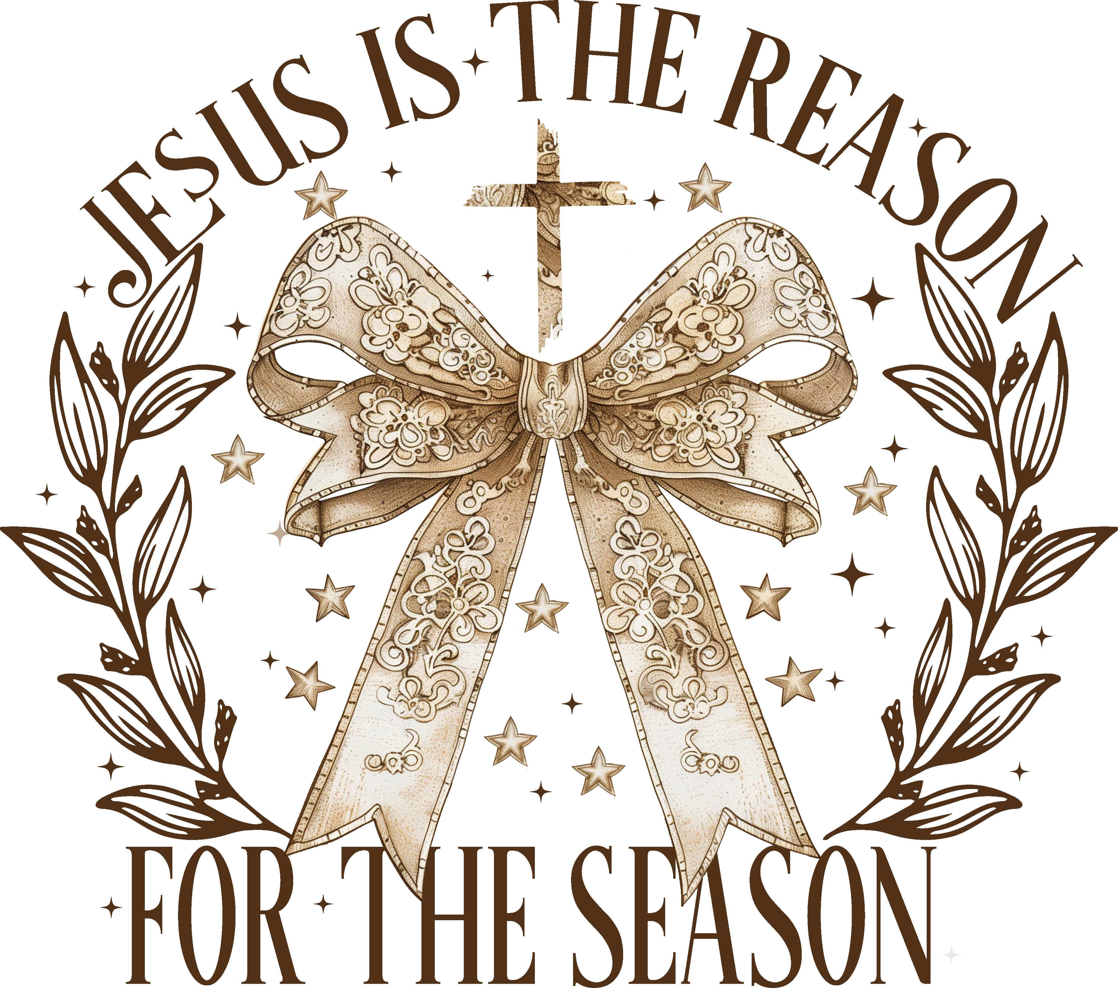 Jesus Is The Reason For The Season - Christmas Ready to Press DTF Transfer