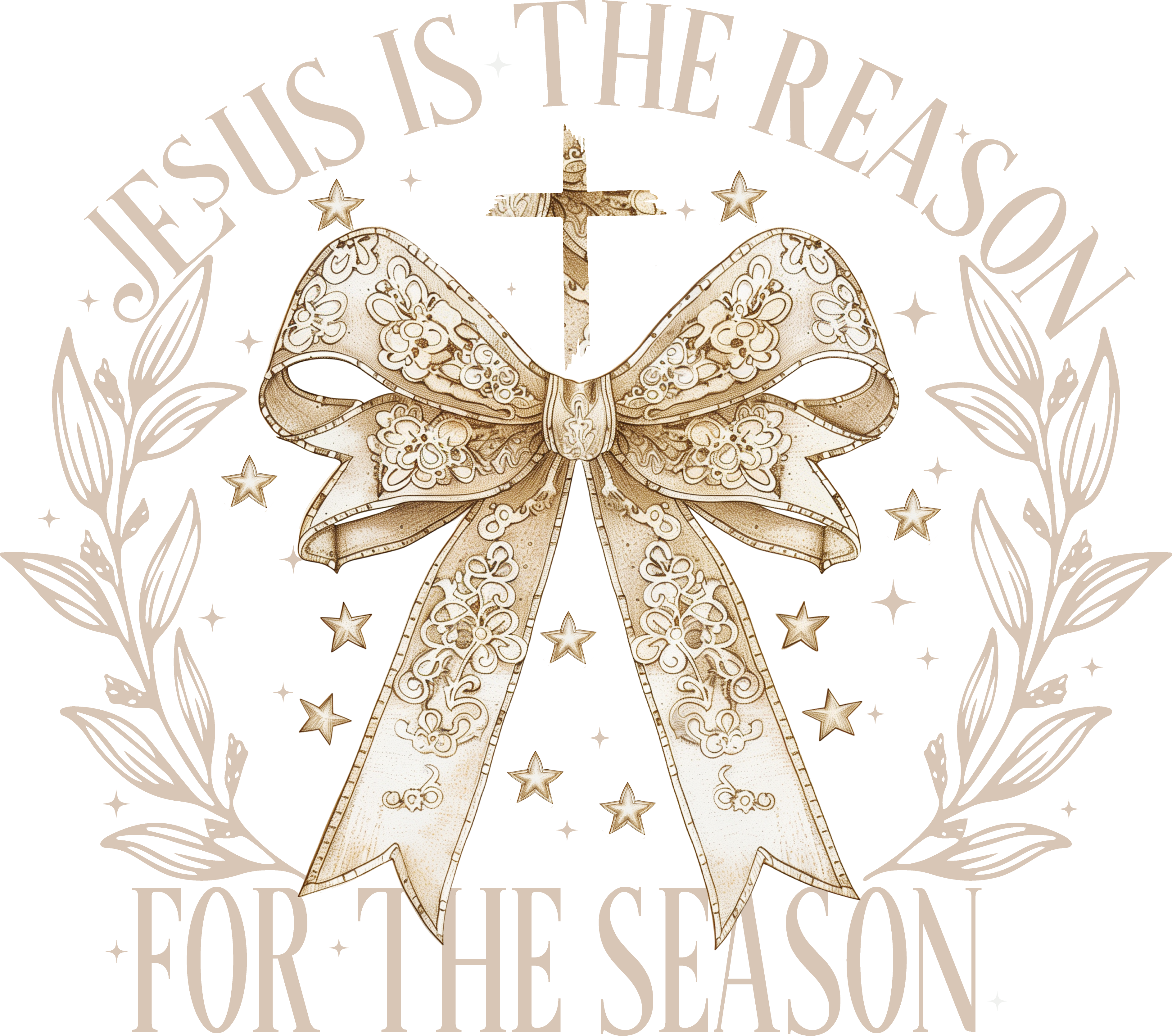 Jesus Is The Reason For The Season - Christmas Ready to Press DTF Transfer