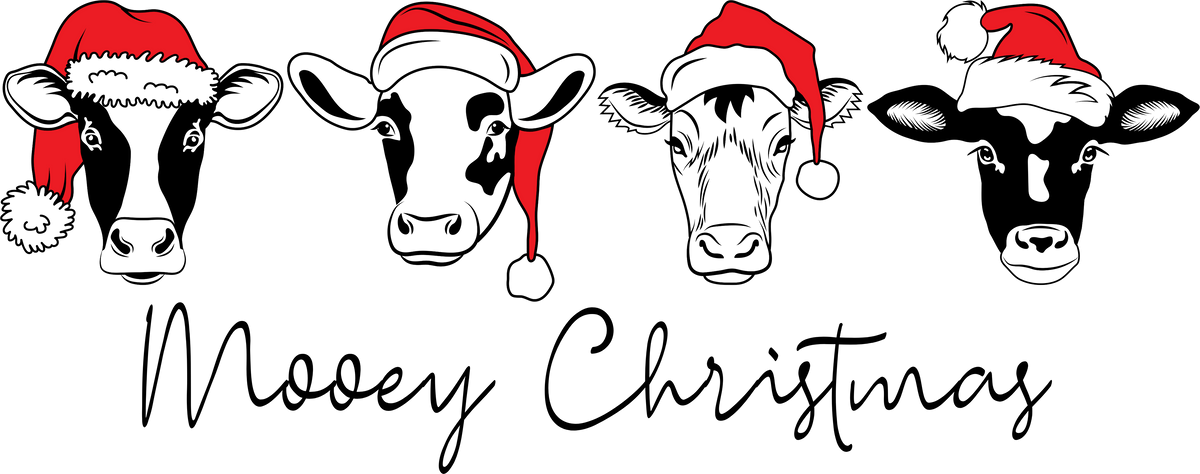 Mooey Christmas - Christmas Ready to Press DTF Transfer