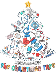 Roc'n Around The Crhistmas Tree - Christmas Ready to Press DTF Transfer