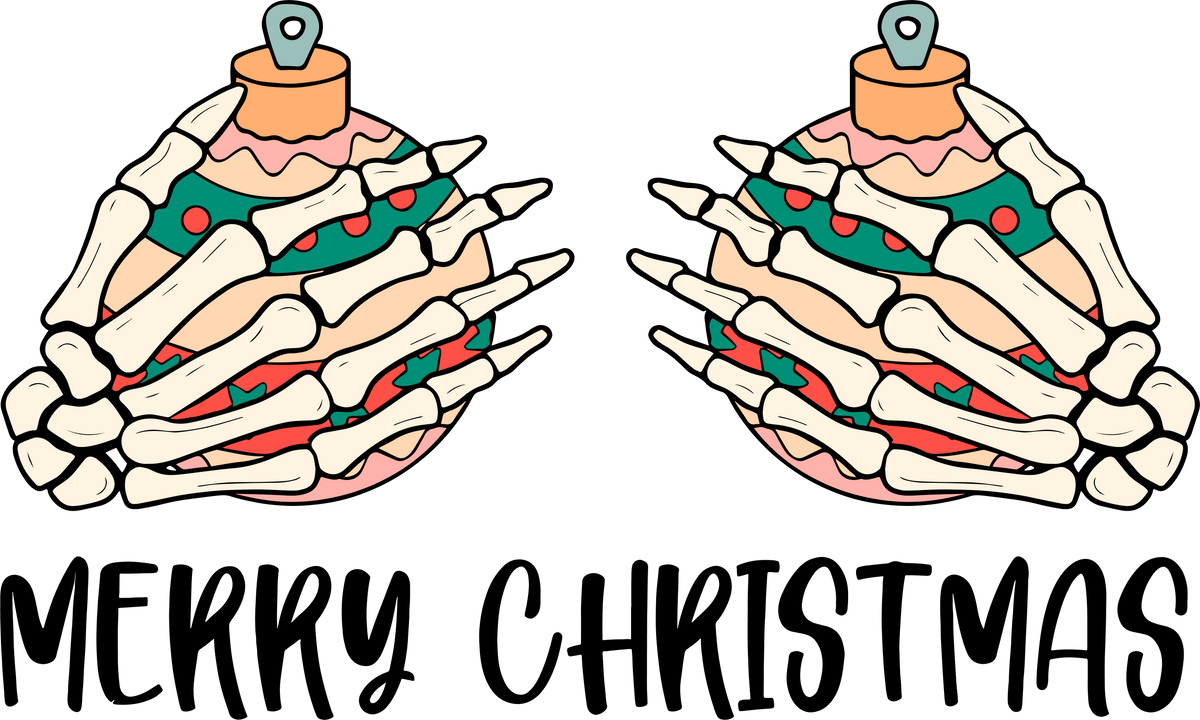 Merry Christmas - Christmas Ready to Press DTF Transfer