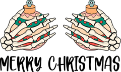 Merry Christmas - Christmas Ready to Press DTF Transfer