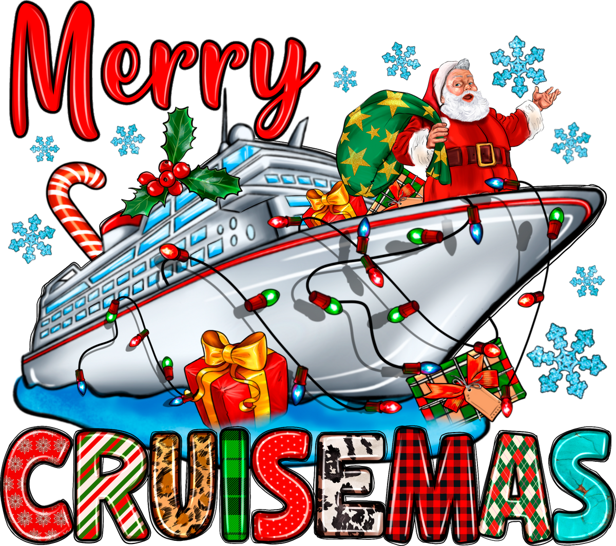 Merry Cruisemas - Christmas Ready to Press DTF Transfer