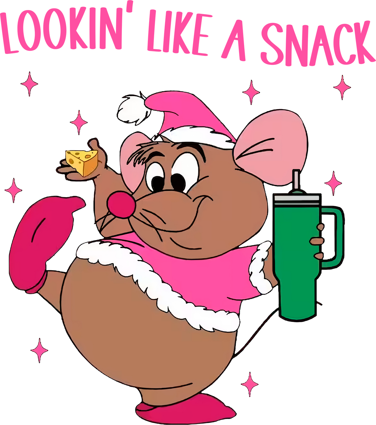 Lookin' Like A Snack Mouse - Christmas Ready to Press DTF Transfer
