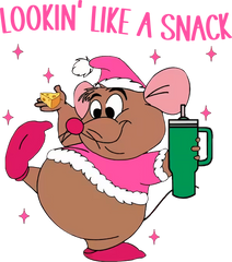 Lookin' Like A Snack Mouse - Christmas Ready to Press DTF Transfer
