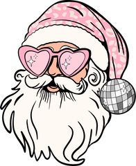Disco Santa - Christmas Ready to Press DTF Transfer