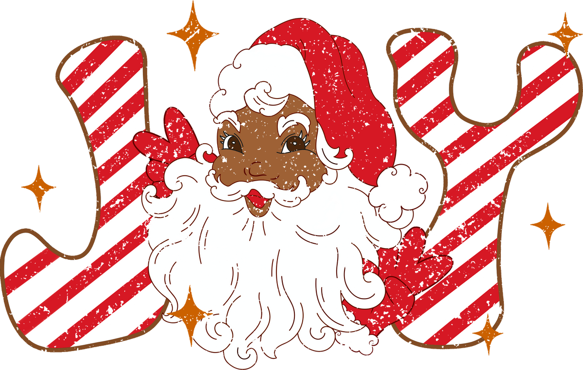 Santa Joy - Christmas Ready to Press DTF Transfer