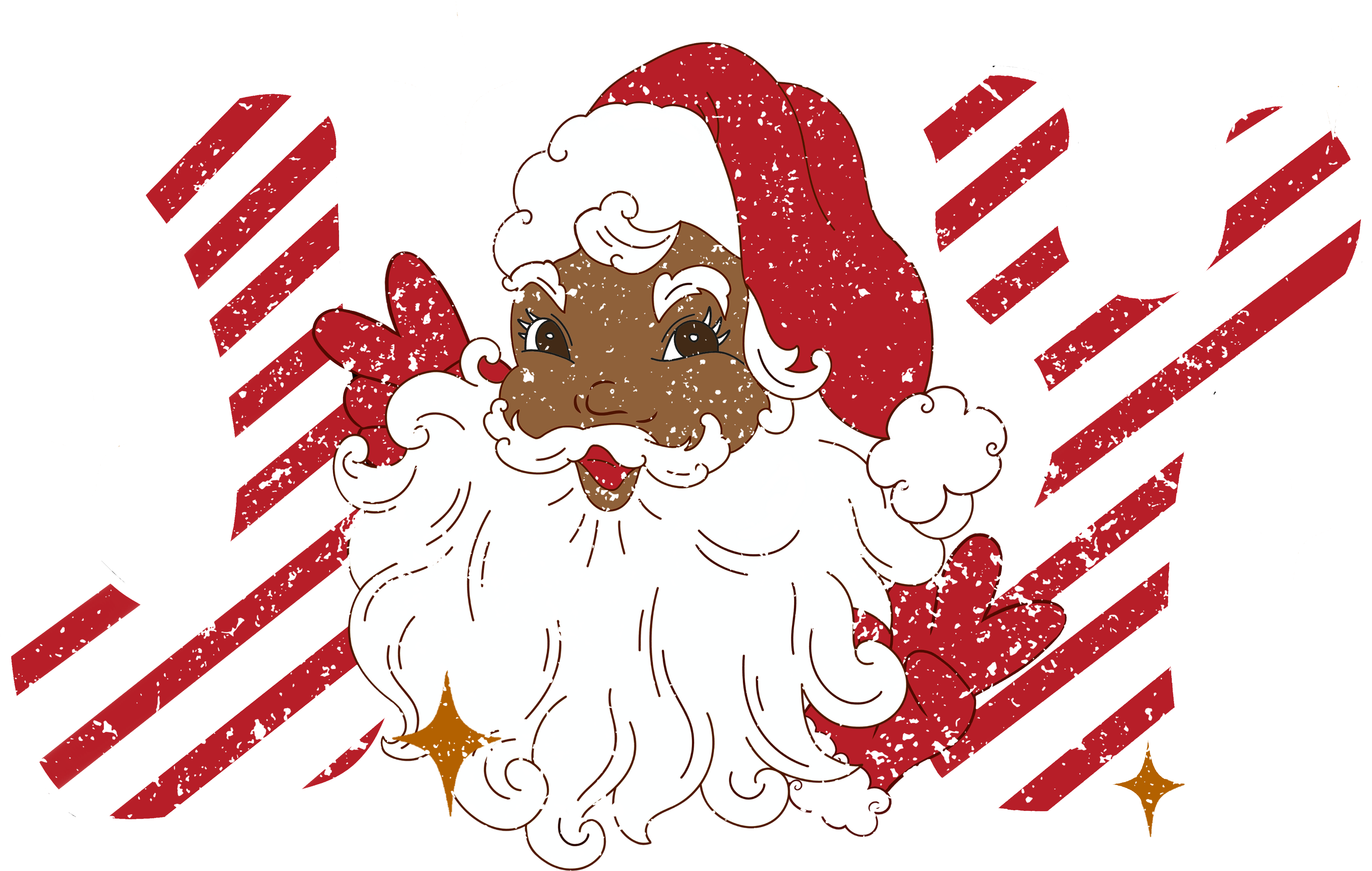 Santa Joy - Christmas Ready to Press DTF Transfer