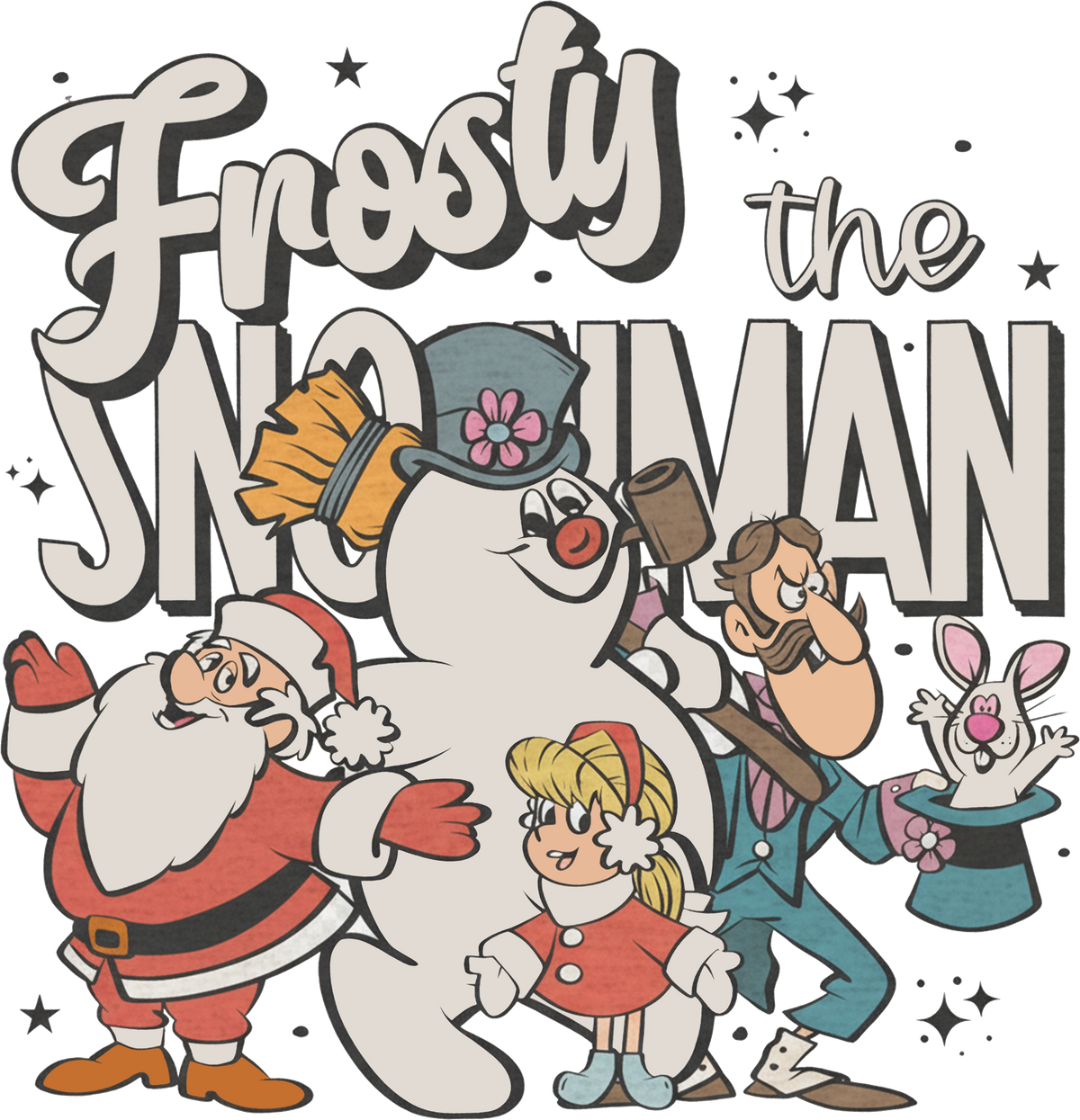 Frosty The Snowman - Christmas Ready to Press DTF Transfer