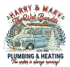 Harry & Marv The Wet Bandits - Christmas Ready to Press DTF Transfer