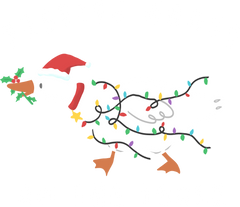 Festive Goose On The Loose - Christmas Ready to Press DTF Transfer