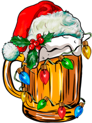 Christmas Beer - Christmas Ready to Press DTF Transfer