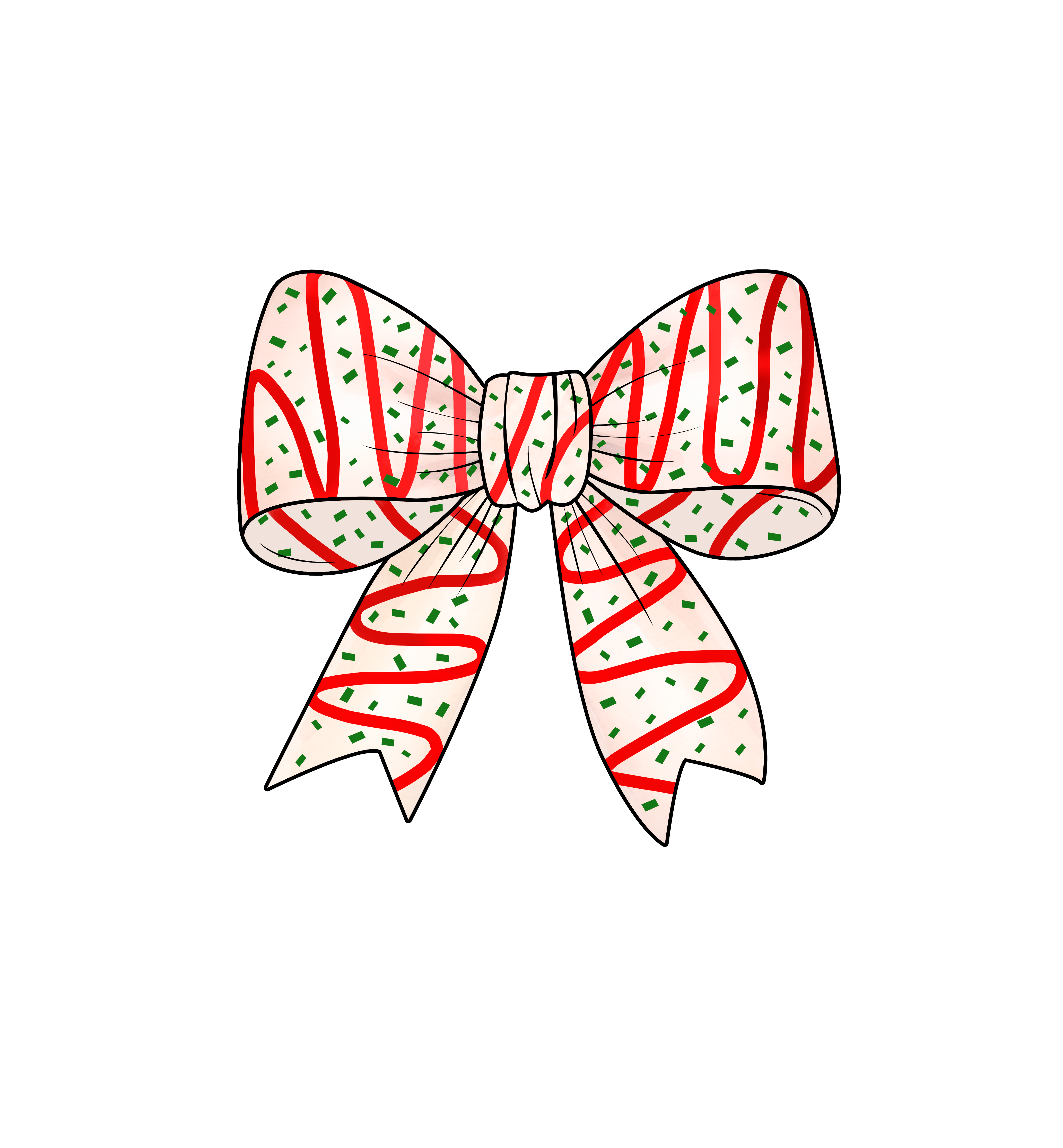 Little Debbie Christmas Tree Cake Social Club - Christmas Ready to Press DTF Transfer