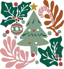 Boho Christmas - Christmas Ready to Press DTF Transfer