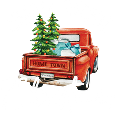 Small Town Christmas - Christmas Ready to Press DTF Transfer