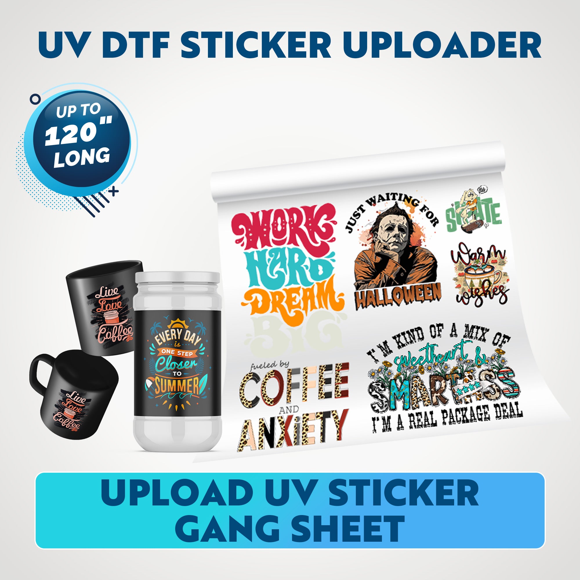 UV Sticker Gang Sheet - Upload a UV DTF Gang Sheet