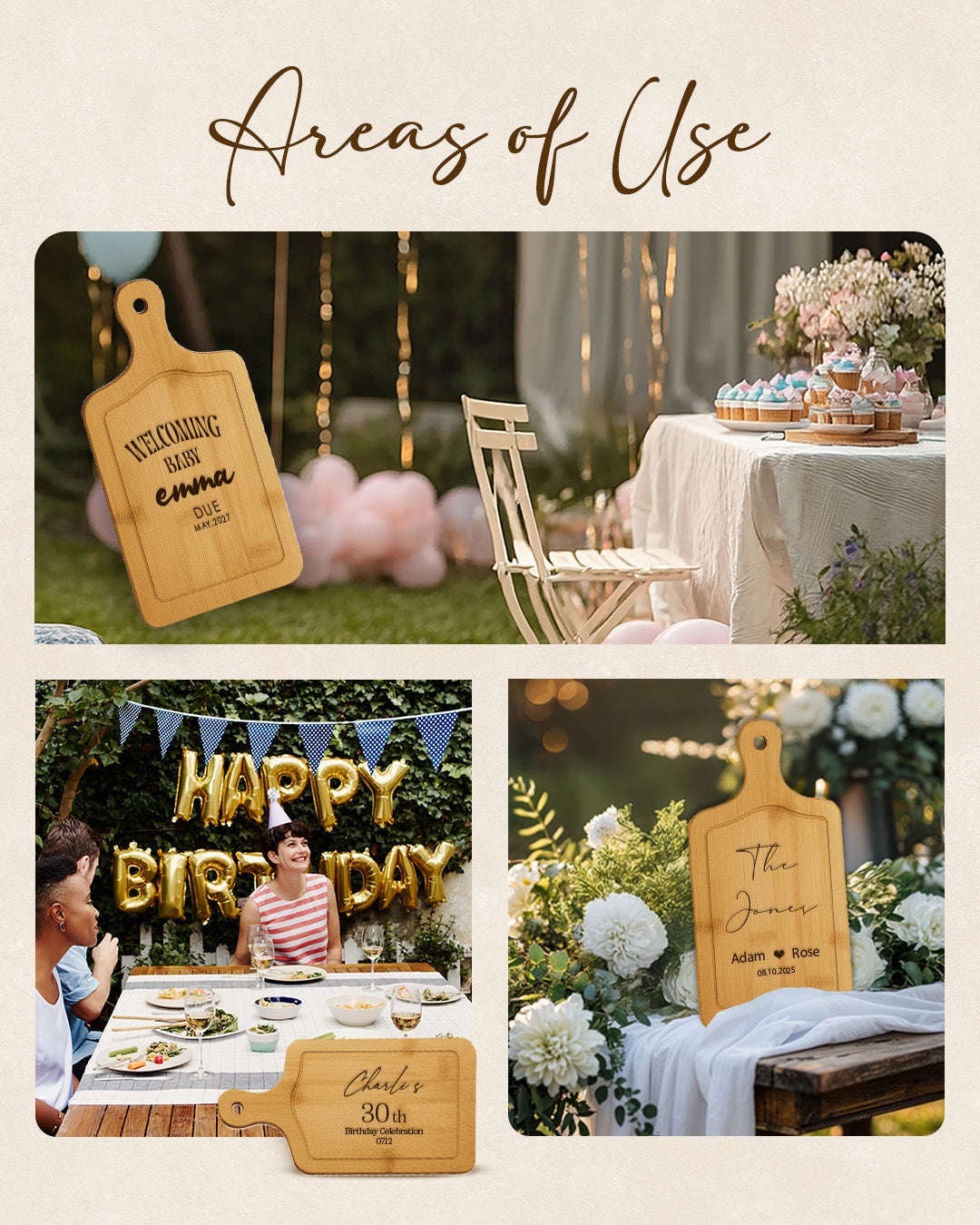 Custom Engraved Cheese Board