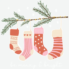 Be Merry & Bright - Christmas Ready to Press DTF Transfer