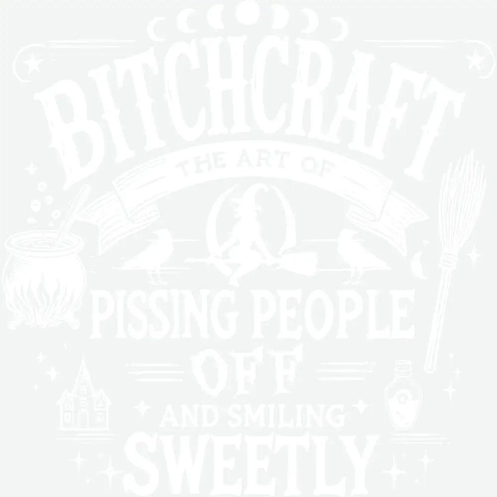 Bitchcraft Halloween Ready to Press DTF Transfer