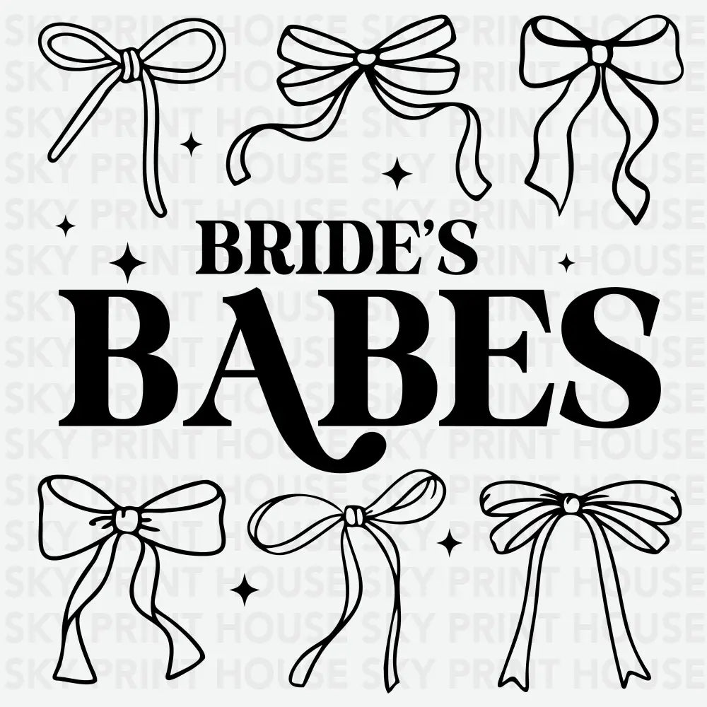 Bride’s Babes Bachelorette Ready to Press DTF Transfer