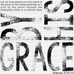 By His Grace Religious Ready to Press DTF Transfer