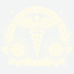 Caduceus Sunflower Nurse Ready to Press DTF Transfer