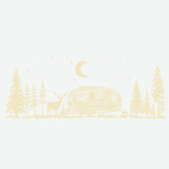 Camp Starry Night Camping Ready to Press DTF Transfer