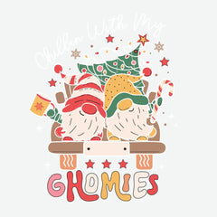Chillin With My Ghomies -Christmas Ready to Press DTF Transfer